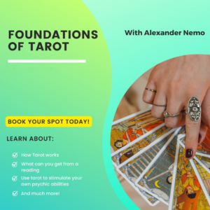 Foundation of Tarot Workshop by Alexander Nemo