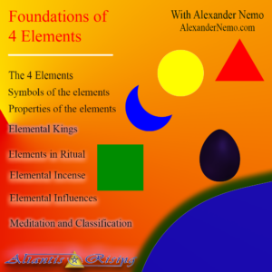 4 element class earth water air fire.  Magick class by Atlantis Risng Media Alexander Nemo